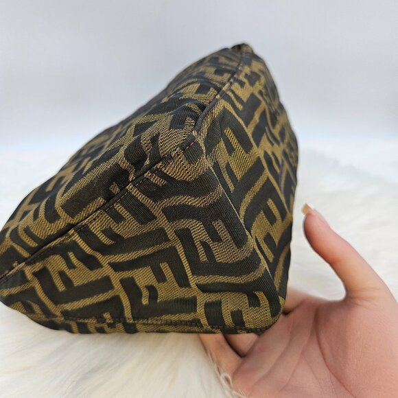 Fendi Zucca Monogram Canvas PM Pouch Bag - Picture 8 of 17